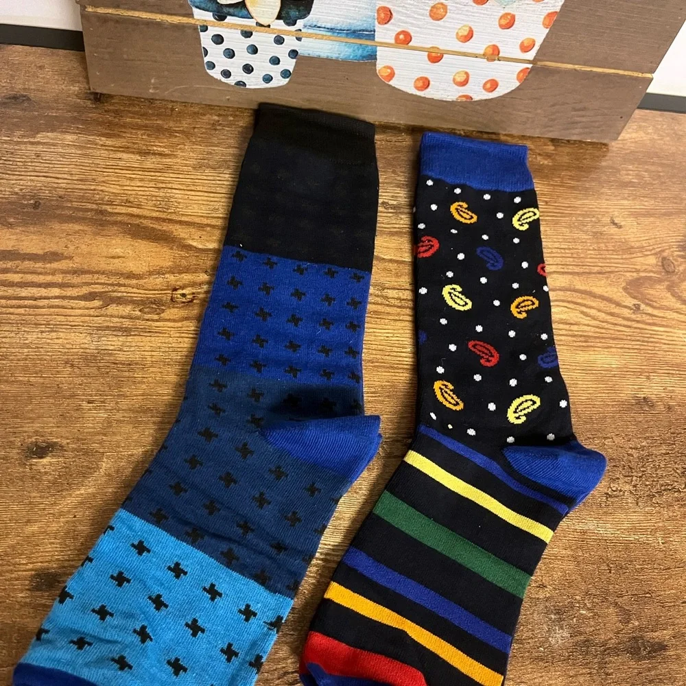 Colorful Patterned Men's Socks Set - Picture 4 of 5